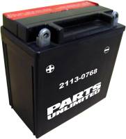 Parts Unlimited - Parts Unlimited AGM Maintenance-Free Battery - 2113-0768 - Image 1