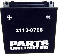 Parts Unlimited - Parts Unlimited AGM Maintenance-Free Battery - 2113-0768 - Image 3