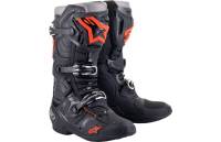 Alpinestars - Alpinestars Tech 10 Boots - 2010020-1030-9 - Black/Red Fluorescent - 9 - Image 1