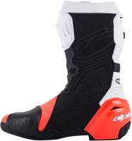 Alpinestars - Alpinestars Supertech R Vented Boots - 2220121-124-39 - Black/White/Red Fluo - 6 - Image 2