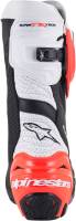 Alpinestars - Alpinestars Supertech R Vented Boots - 2220121-124-39 - Black/White/Red Fluo - 6 - Image 5