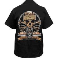 Lethal Threat - Lethal Threat Ride Low Shop Shirt - HW50217L - Black - Large - Image 1