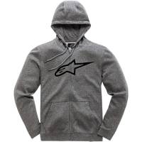 Alpinestars - Alpinestars Ageless II Fleece Zip-Front Hoody - 1038-53052-1126-S - Gray/Black - Small - Image 1