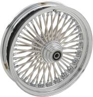 Drag Specialties - Drag Specialties Fat Daddy 50 Spoke Radially Laced Front Wheel - 16x3.5 (Single Disc) - 0203-0249 - Image 1