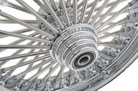 Drag Specialties - Drag Specialties Fat Daddy 50 Spoke Radially Laced Front Wheel - 16x3.5 (Single Disc) - 0203-0249 - Image 2