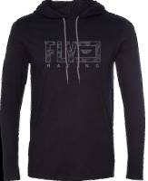 Fly Racing - Fly Racing Fly Finish Line Hoodie - 354-0067X - Black - X-Large - Image 1