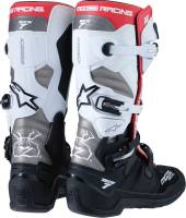 Moose Racing - Moose Racing Tech 7 Boots by Alpinestars - 0212024-1225-11 - Black/White/Red - 44 - Image 4