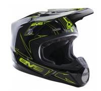 EVS - EVS Vortek T5 Pinner Helmet - H16T5P-BKHVY-S - Black/Hi-Viz Yellow - Small - Image 1