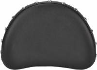 Saddlemen - Saddlemen Half-Moon Sissy Bar Pad for Renegade Style Seat - Chrome Studded - 10in. x 8in. - 051301 - Image 2