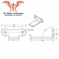 TC Bros - TC Bros Weld On Rear Fender Mounting Bracket - 104-0053 - Image 2