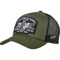 Alpinestars - Alpinestars Heritage Patch Trucker Hat - 1214-81721-6910-OS - Military/Black - OSFA - Image 1
