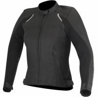 Alpinestars - Alpinestars Stella Devon Womens Leather Jacket - 31120161048 - Black - 12 - Image 1