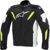 Alpinestars - Alpinestars T-GP R Waterproof Jacket - 3205515-125-L - Black/White/Fluorescent Yellow - Large - Image 1