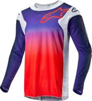 Alpinestars - Alpinestars Racer Hoen Jersey - 3761324-924-S - Light Gray/Hot Orange/Black - Small - Image 1