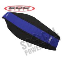 SDG - SDG 9-Pleat Gripper Seat Cover - Blue/Black - 96342BK - Image 2