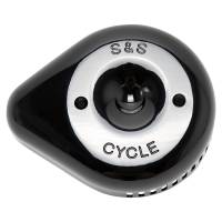 S&S Cycle - S&S Cycle Stealth Air Cleaner Covers - Slasher Teardrop - Gloss black - 170-0533 - Image 1