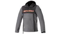 Alpinestars - Alpinestars Sherpa Hoodie - 4208123-1134-M - Black/Tar Gray/Red Fluo - Medium - Image 1