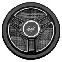 S&S Cycle - S&S Cycle Stealth Air Cleaner Cover - Tri-Spoke - 170-0210 - Image 1