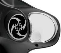 Drag Specialties - Drag Specialties Fairing Mount Mirrors with Blind Spot Mirror - 0640-0652 - Image 2