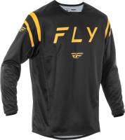 Fly Racing - Fly Racing Kinetic Center Jersey - 378-520S - Black/Gold - Small - Image 1