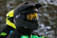 Z1R - Z1R Range Solid Snow Helmet with Dual-Lens Shield - 0121-1143 - Flat Black - X-Small - Image 3