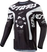 Alpinestars - Alpinestars Racer Hana Jersey - 3768324-12-L - Black/White - Large - Image 1