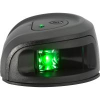 Attwood Marine - Attwood LightArmor Deck Mount Navigation Light - Black Composite - Starboard (green) - 2NM - Image 2