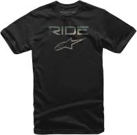 Alpinestars - Alpinestars Ride 2.0 Camo T-Shirt - 1119-7200610-XL - Black - X-Large - Image 1