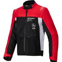 Alpinestars - Alpinestars Pro-Dura Jacket - 3700125-1342-2X - Black/Bright Red/White - 2XL - Image 1