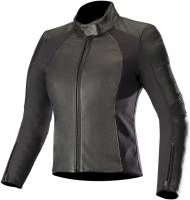 Alpinestars - Alpinestars Vika V2 Womens Leather Jacket - 3115519-10-38 - Black - 2 - Image 1