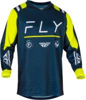 Fly Racing - Fly Racing F-16 Jersey - 377-922S - Navy/Hi-Vis/White - Small - Image 1