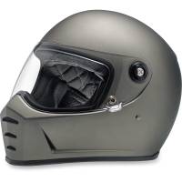 Biltwell Inc. - Biltwell Inc. Lane Splitter Solid Helmet  - LSTITFLECESML - Flat Titanium - Small - Image 1