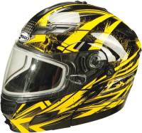 G-Max - G-Max GM54S Highmark Snow Helmet - G2544233 TC-4 - Black/Yellow/Silver - X-Small - Image 1