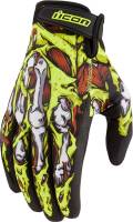 Icon - Icon Hooligan Facelift Gloves - 3301-4428 - Hi-Vis - Large - Image 1