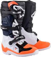 Alpinestars - Alpinestars Tech 7S Youth Boots - 2015017-1241-8 - Black/Orange/Orange - 8 - Image 1