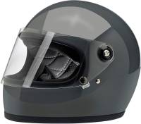 Biltwell Inc. - Biltwell Inc. Gringo S Solid Helmet - 1003-109-101 - Gloss Storm Gray - X-Small - Image 1