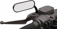 Arlen Ness - Arlen Ness Micro Die-Cast Mini Oval Mirror - Left - Black - 13-412 - Image 3
