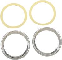 Drag Specialties - Drag Specialties Instrument Gauge Bezels - Large - 2202-0060 - Image 1