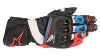 Alpinestars - Alpinestars Honda Gp Plus R V2 Gloves - 3556321-1317-S - Black/Bright Red/Blue - Small - Image 1