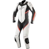Alpinestars - Alpinestars Stella Kira One-Piece Womens Leather Suit - 3182019-1231-38 - Black/White/Red - 2 - Image 1