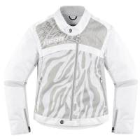 Icon - Icon Hella 2 Textile Womens Jacket - 2822-0593 - White - X-Small - Image 1