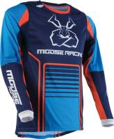 Moose Racing - Moose Racing Agroid Jersey - 2910-7492 - Blue/Orange - 2XL - Image 1