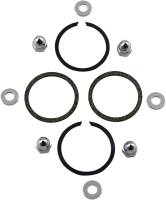 James Gasket - James Gasket Exhaust Port Gasket Kit - Stainless Steel Wire Gaskets and Chrome Acorn Nuts - 65324-83-KW1 - Image 1
