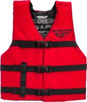 Fly Racing - Fly Racing Nylon Youth Vest - 112224-100-002-20 - Red - 50-90 Lbs. - Image 1