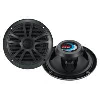 Boss Audio - Boss Audio MR6B 6.5" Dual Cone Marine Coaxial Speaker (Pair) - 180W - Black - Image 1