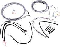 Burly Brand - Burly Brand Handlebar Cable/Line Install Kit - Stainless Steel - B30-1161 - Image 1