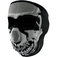 Zan Headgear - Zan Headgear Full Face Mask - WNFM023 - Chrome Skull - OSFM - Image 2