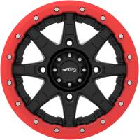 AMS - AMS Roll N 106 Beadlock Rings - 14in. - Red - 14B04 - Image 2