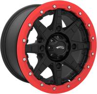 AMS - AMS Roll N 106 Beadlock Rings - 14in. - Red - 14B04 - Image 3