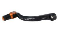Hammerhead Designs - Hammerhead Designs Shifter Lever Kit with Rubber Shifter Tip (-5mm Offset) - Black/Orange - 01-0564-01-40 - Image 1